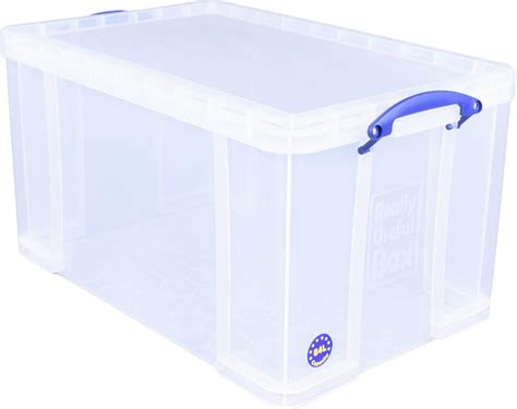 Amazon.com: Really Useful Box 35 Liter Plastic Stackable Storage ...