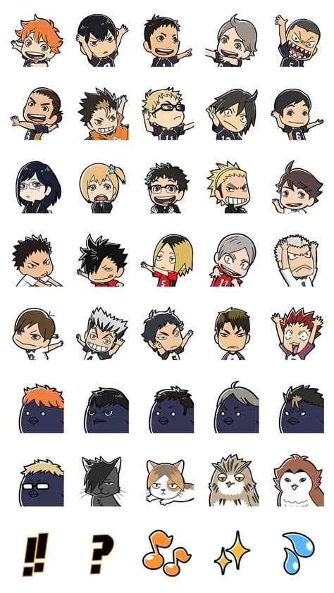 Photos of the characters of haikyuu – Artofit