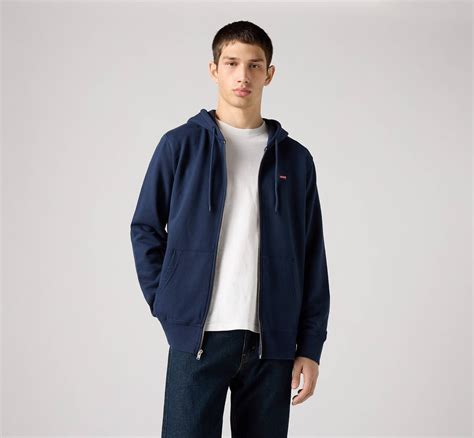 Original Zip-up Hoodie - Blue | Levi's® GB