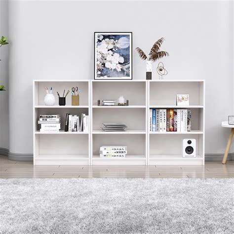 Bniture Book Shelf for Home, Engineered Wood Bookshelf Multipurpose ...