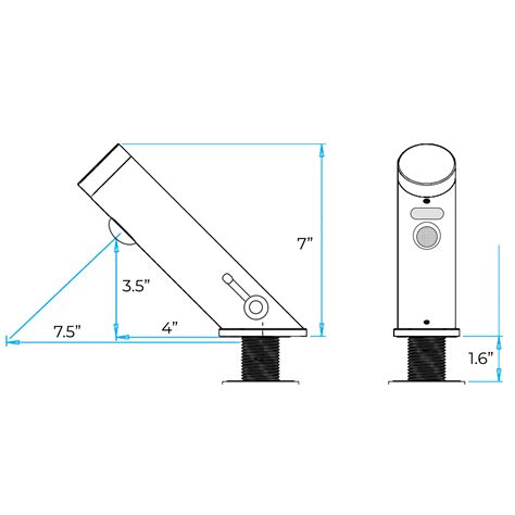 Fontana Leo � product image showing thermostatic all-in-one sensor faucet