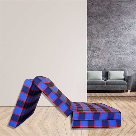 SUGANDHA 2 inch Single Bed Foldable Multipurpose 4 Folding Medium ...