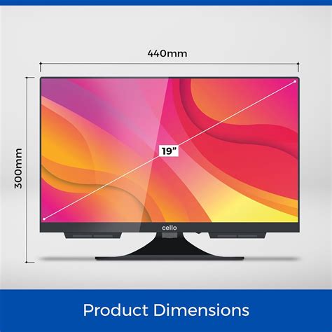 Cello C1924WS 19-inch Smart 12V Traveller TV User Manual