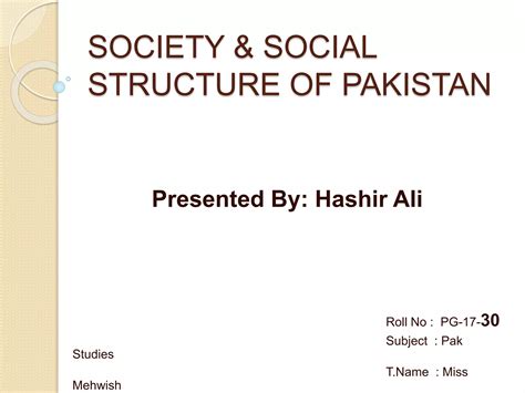 Class Structure of Pakistan 的图像结果