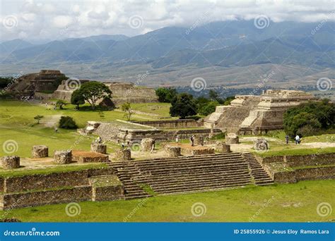 Monte Alban Pyramids in Oaxaca Mexico IV Stock Photo - Image of heritage, montealban: 25855926