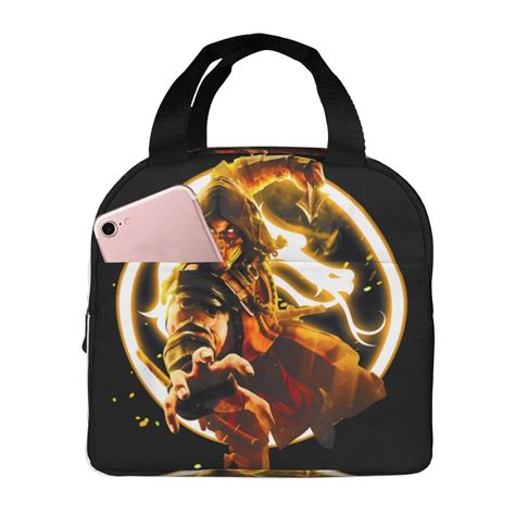 Mortal Kombat Lunch Box Lunch Bag for Women Adult Men, Small Leakproof ...