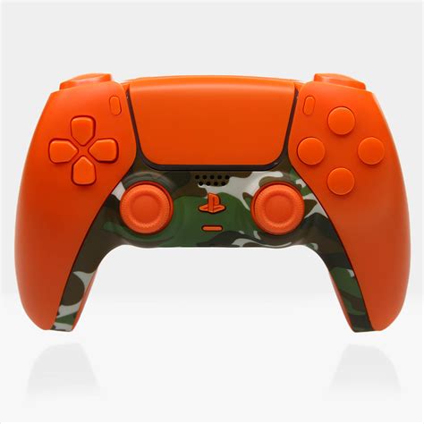 Orange Camo PS5 Controller | Killscreen