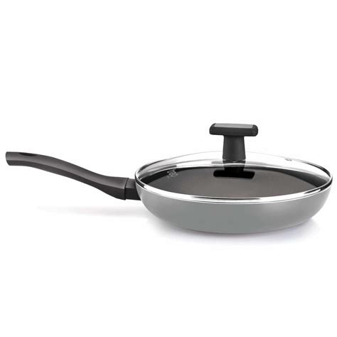 Buy Black Pearl Induction Fry Pan With Lid Online | Milton