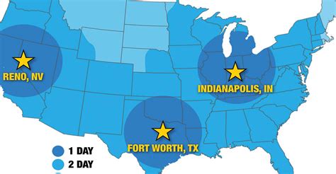 The best locations for distribution centers in the US | ITS Logistics
