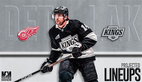 Projected Lineups: Kings vs. Red Wings, Pregame Notes and How to Watch