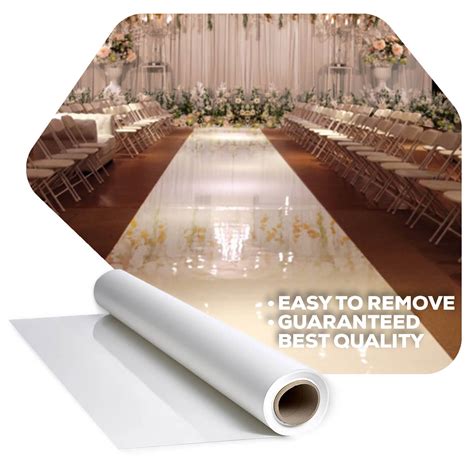 Premium Vinyl Dance Floor Wrap Roll - Gloss White
