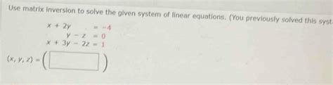 Image result for How to Solve Linear Equation with Matrix Inversion Method