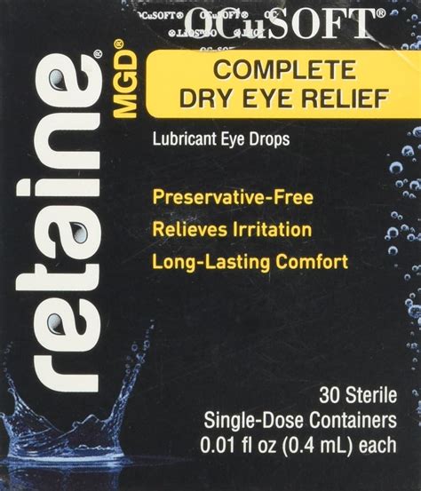 Amazon.com: OCuSOFT Retaine MGD Ophthalmic Emulsion - Complete Dry Eye Relief - Soothes Red ...