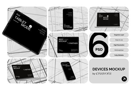灰色抽象背景电子设备样机模型 Grey Abstract Device Mockups