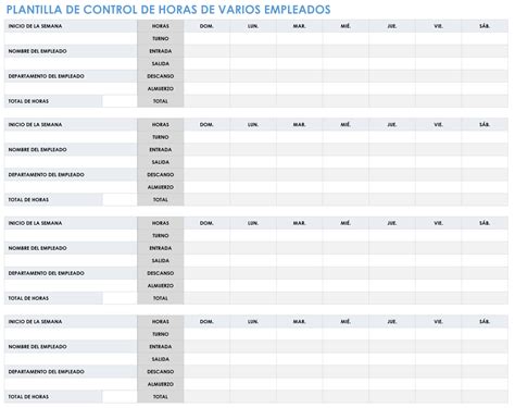 Plantillas de control de horas de Excel gratuitas | Smartsheet