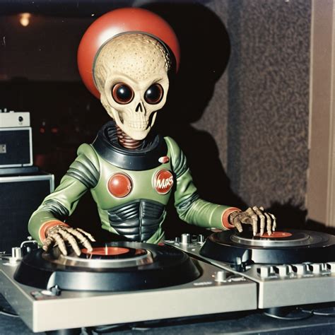 Martian DJ from Mars Attacks | Stable Diffusion Online