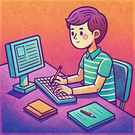 Computer Boy Drawing 的图像结果