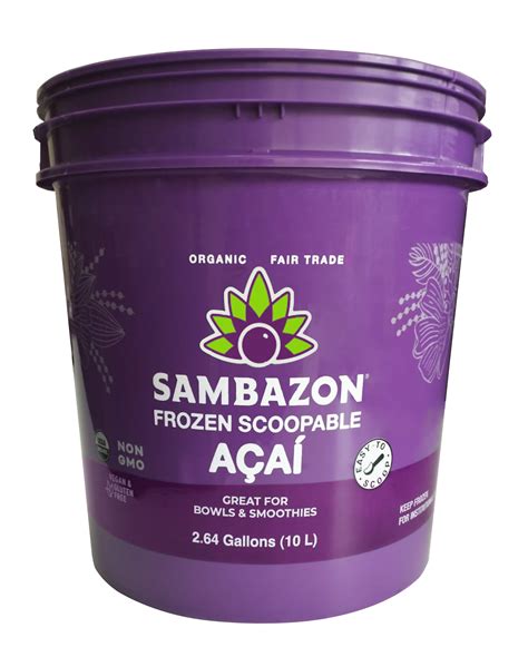 Sambazon Frozen Scoopable Açaí Sorbet 10L – Click Cuisine