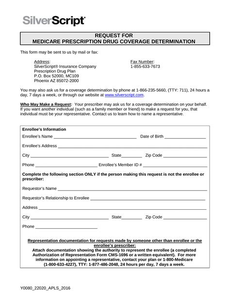 Formulario De La Parte D De Medicare De Silverscript Welcome To Aetna