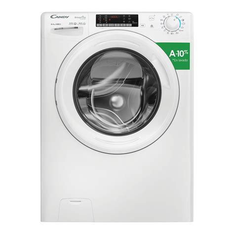 Lavadora Secadora 8 kg /1400 rpm Candy Smart Pro Inverter - COW4854TWM6 ...