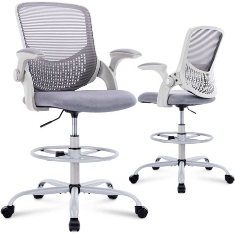 Amazon.com: Tall Office Chair, Drafting Chair, Standing Desk Chair ...