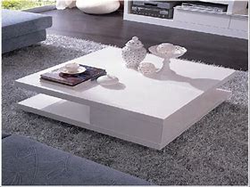 Image result for White Square Coffee Table Decor Ideas