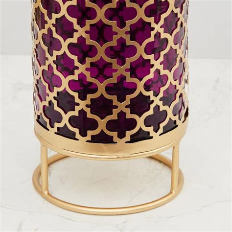Buy Splendid Textured Candle Holder from Home Centre at just INR 799.0