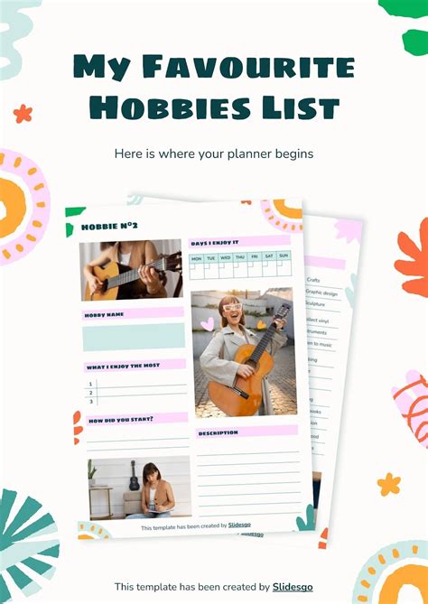 Hobbies List 的图像结果