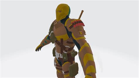 DeathStroke Arkham Knight Full Armor Suit - 3D Model by LisaHenniga