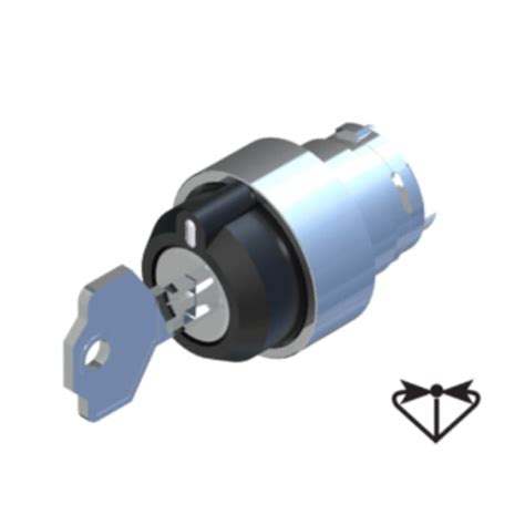 RS PRO | RS PRO 3-position Key Switch Head, Spring Return, 22.5 mm ...