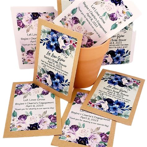 Custom Flower Seed Packets Wedding | Best Flower Site