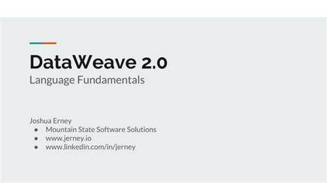 Image result for Dataweave Tutorial