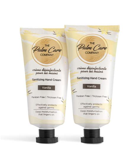 Buy The Palm Care Company Combo of Vanilla Sanitizing Hand Cream for ...