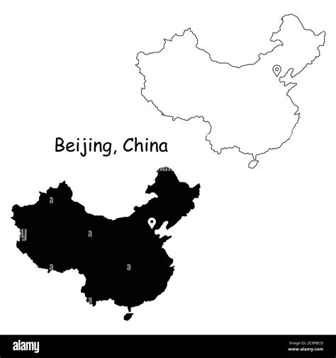 China map pin hi-res stock photography and images - Alamy