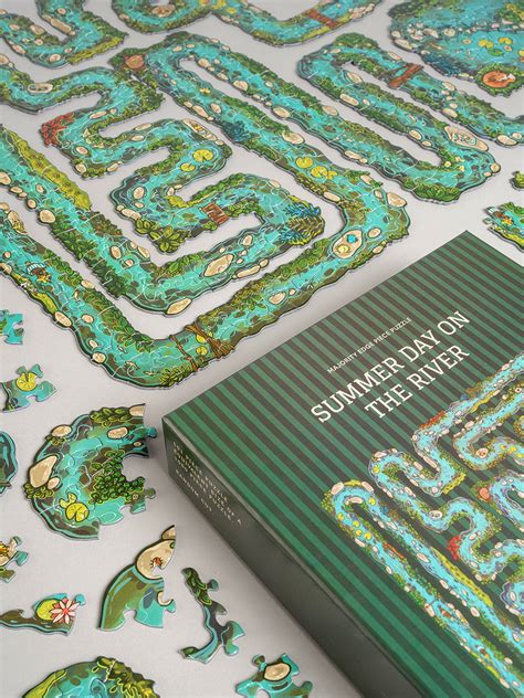 EDGE PIECE PUZZLE: SUMMER DAY ON THE RIVER - Yetch Studio