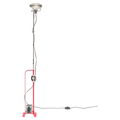 Flos Toio LED Red by Achilles And Piergiacomo Castiglioni Floor Lamp ...