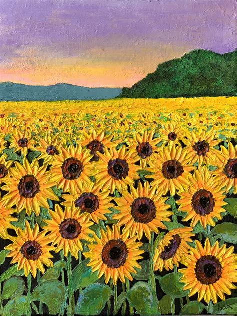 Painting Of Sunflowers
