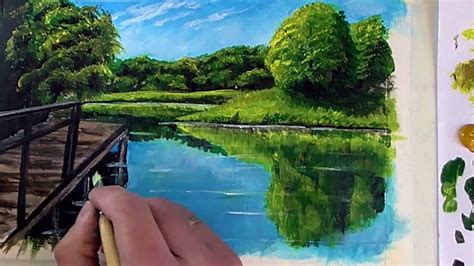 Image result for Simple Landscape Painting Tutorial