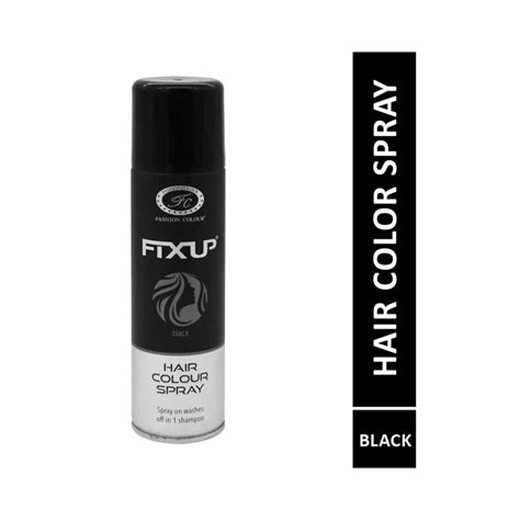 Buy Fashion Colour Hair Colour Spray - Black (150ml) Online at Best ...