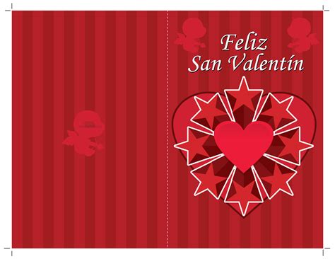 Feliz día de San Valentín | Tarjetas Para Imprimir