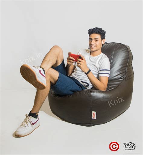 Knix Rocker Chair brown Bean Bag , Cover Only | Without Beans - Knix Sleep