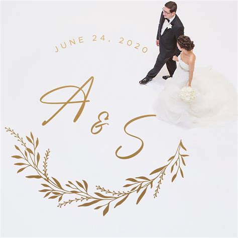 Dance floor decal wedding floor decal vinyl floor decals wedding decor ...