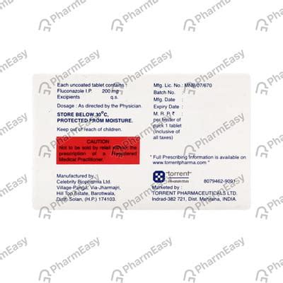 Flucobig 200 MG Tablet (1): Uses, Side Effects, Price & Dosage | PharmEasy