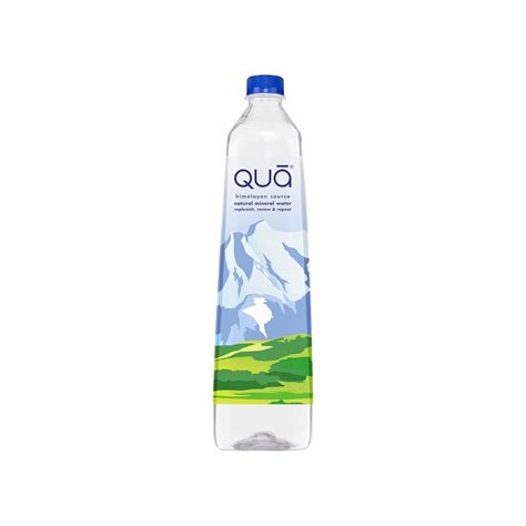 Qua Natural Mineral Water | 1000ml x 12 | From the Himalayan Foothills ...