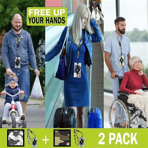 Buy Gecko Travel Tech Cell Phone Holder for Walking with Universal ...