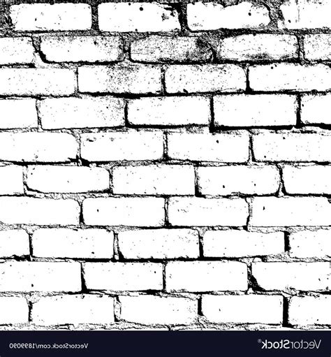 White Brick Wall Texture Vector | SOIDERGI | Brick wall drawing, Brick ...