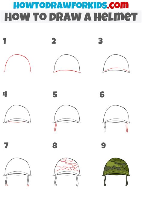 how to draw a helmet step by step | Helmet drawing, Tank drawing, Drawings