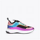 KENSINGTON SNEAKER Multi-Colour Lace Up Chunky Trainers by KURT GEIGER ...
