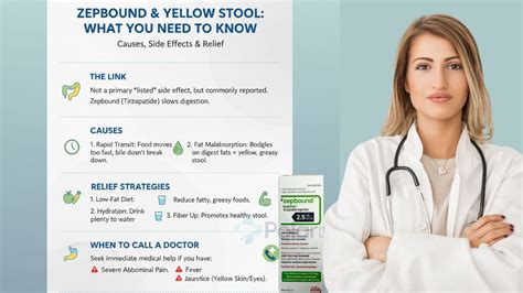 Yellow Diarrhea on Zepbound? What Your Stool Color Means