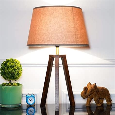 Buy KAPOOR LAMP SHADES Griffith Hand Crafted Solid Wood Walnut Finish ...